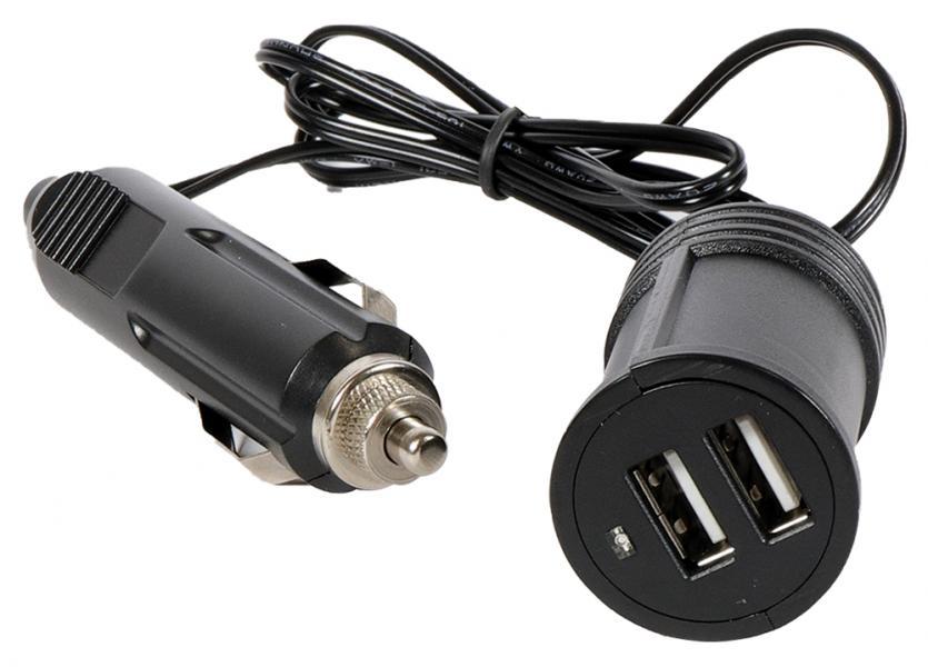 Doppia Presa Usb Con Prolunga 1 M