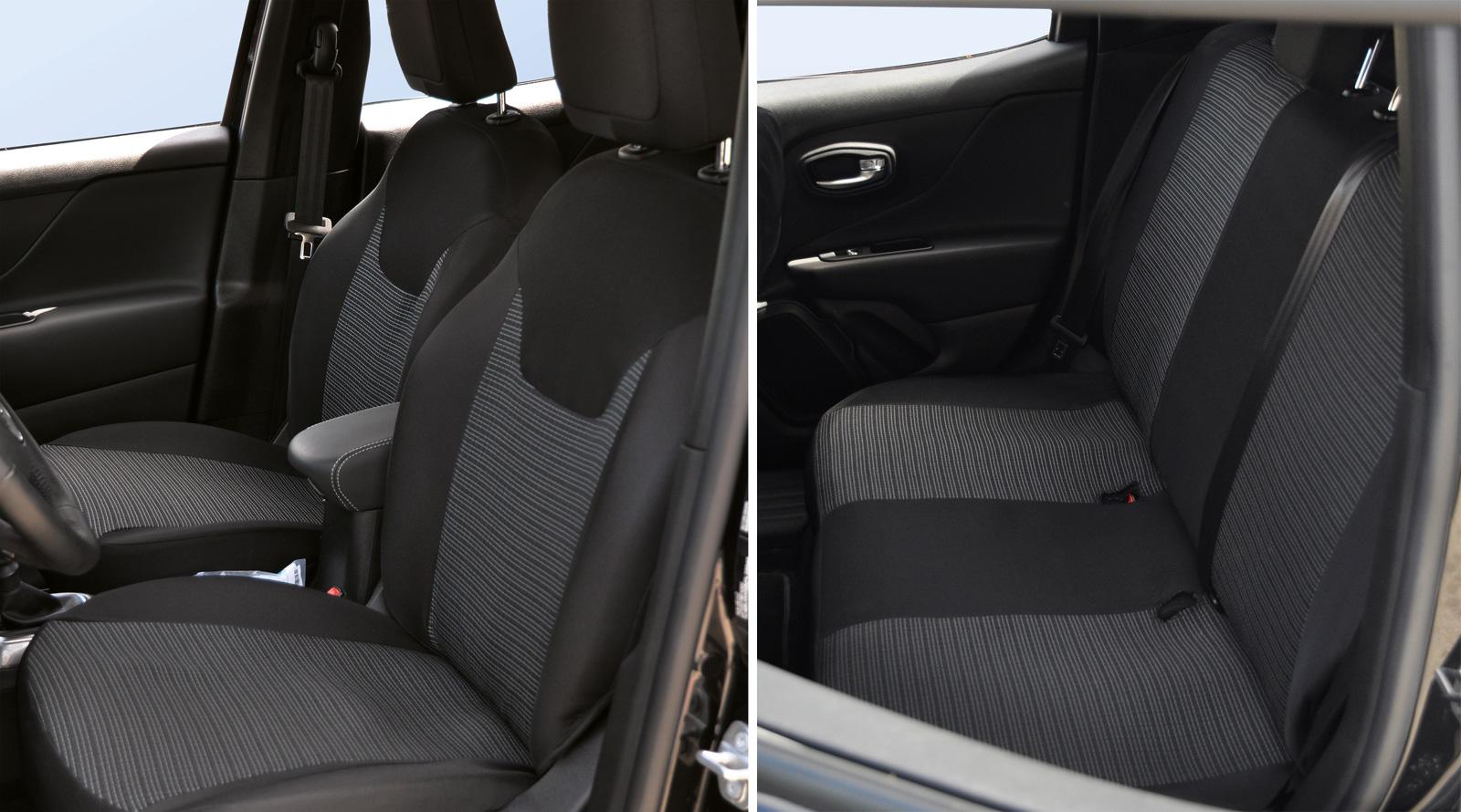 Serie Completa Coprisedili Personalizzati Dacia Duster 10> Tess. Rigato Nero