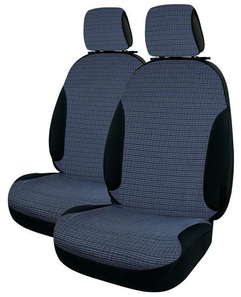 Coprisedili Anteriori Centauro Tg. Universale Tess. Misto Cotone Rigato Avio