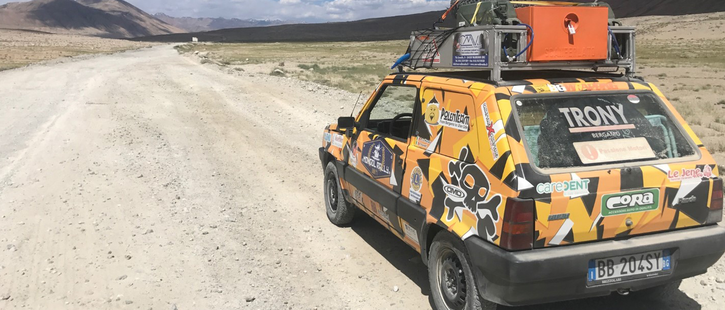 CO.RA. sponsor al Mongol Rally 2017